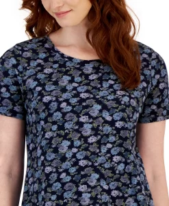Style & Co Women's Printed Short-Sleeve Scoop-neck T-Shirt, Created For Macy's 6 Style & Co Women's Printed Short-Sleeve Scoop-neck T-Shirt, Created For Macy's -VINCE CAMUTO Shop 23412236 fpx