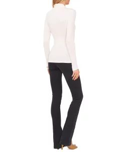 Vince Camuto Women's Ruched Surpliced Long-Sleeve Top -VINCE CAMUTO Shop 23441224 fpx