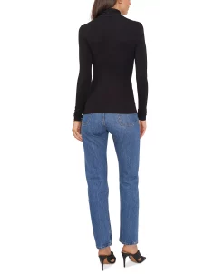 Vince Camuto Women's Ruched Surpliced Long-Sleeve Top -VINCE CAMUTO Shop 23441227 fpx