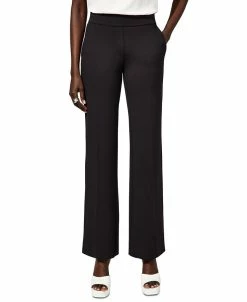 Anne Klein Women's Compression Wide-Leg Pull-On Pants