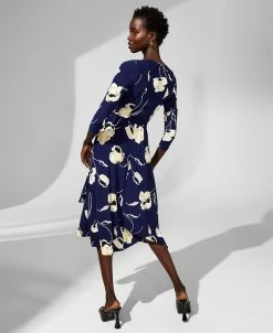 Kasper Women's Floral-Print Midi Fit & Flare Dress -VINCE CAMUTO Shop 23502200 fpx