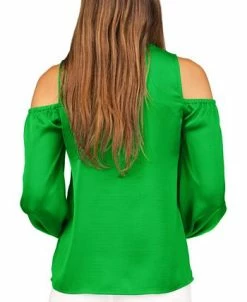 Michael Kors Women's Satin Cold-Shoulder Top -VINCE CAMUTO Shop 23524061 fpx