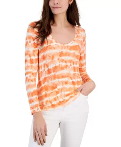 INC International Concepts Women's Scoop-Neck Top, Created For Macy's 17 INC International Concepts Women's Scoop-Neck Top, Created For Macy's -VINCE CAMUTO Shop 23531854 fpx