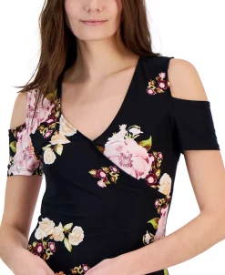 INC International Concepts Women's Cold-Shoulder V-Neck Top, Created For Macy's 9 INC International Concepts Women's Cold-Shoulder V-Neck Top, Created For Macy's -VINCE CAMUTO Shop 23532683 fpx