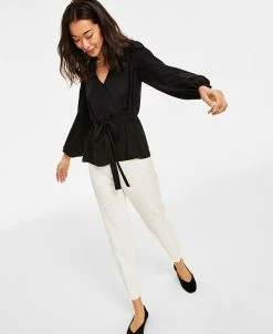 Anne Klein Women's Stretch Slim Hollywood-Waist Ankle Pants 10 Anne Klein Women's Stretch Slim Hollywood-Waist Ankle Pants -VINCE CAMUTO Shop 23533241 fpx