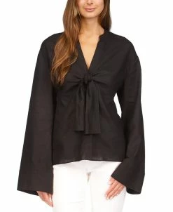 Michael Kors Women's Tied Kimono-Sleeve Blouse