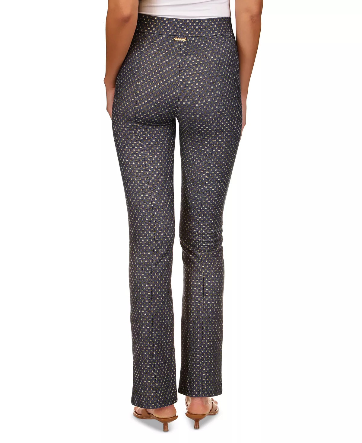 Michael Kors Women's Seamed Split-Hem Leggings 8 Michael Kors Women's Seamed Split-Hem Leggings - Image 8