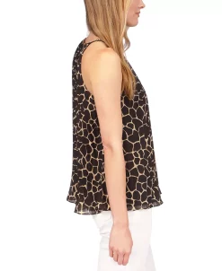 Michael Kors Women's Giraffe Pleated Chain Top -VINCE CAMUTO Shop 23556076 fpx