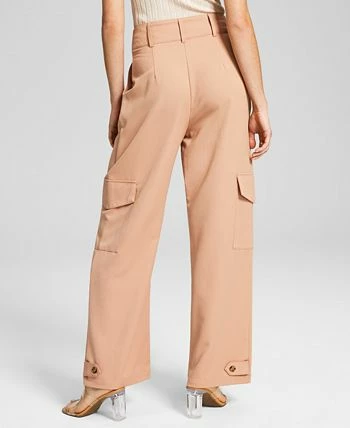 And Now This Women's High-Rise Wide-Leg Cargo Pants 2 And Now This Women's High-Rise Wide-Leg Cargo Pants - Image 2