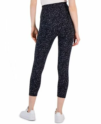 Style & Co Women's Printed High Rise Capri Pull-On Leggings, Created For Macy's 2 Style & Co Women's Printed High Rise Capri Pull-On Leggings, Created For Macy's - Image 2