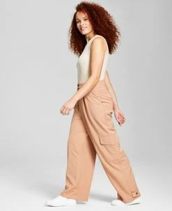 And Now This Women's High-Rise Wide-Leg Cargo Pants 9 And Now This Women's High-Rise Wide-Leg Cargo Pants -VINCE CAMUTO Shop 23595027 fpx