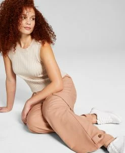 And Now This Women's High-Rise Wide-Leg Cargo Pants 10 And Now This Women's High-Rise Wide-Leg Cargo Pants -VINCE CAMUTO Shop 23595028 fpx