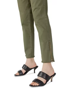 Sanctuary Women's Solid Peace Maker Frayed-Cuff Ankle Pants -VINCE CAMUTO Shop 23596264 fpx