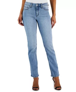 Anne Klein Women's Front-Fly Straight-Leg Jeans -VINCE CAMUTO Shop 23600765 fpx