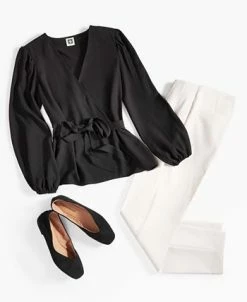 Anne Klein Women's Stretch Slim Hollywood-Waist Ankle Pants 11 Anne Klein Women's Stretch Slim Hollywood-Waist Ankle Pants -VINCE CAMUTO Shop 23610579 fpx