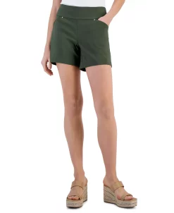INC International Concepts Women's Mid-Rise Pull-On Shorts, Created For Macy's -VINCE CAMUTO Shop 23612334 fpx 1