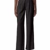 Sam Edelman Women's High-Rise Pleated Wide-Leg Pants