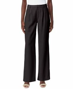 Sam Edelman Women's High-Rise Pleated Wide-Leg Pants