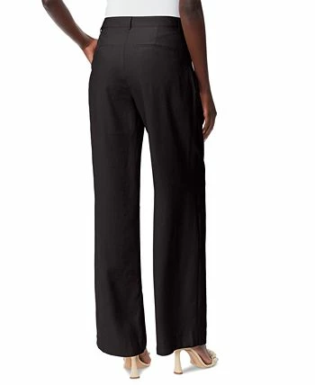 Sam Edelman Women's High-Rise Pleated Wide-Leg Pants 2 Sam Edelman Women's High-Rise Pleated Wide-Leg Pants - Image 2