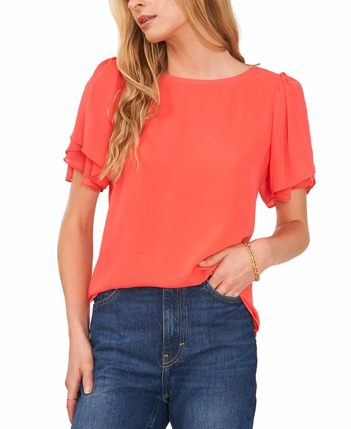 Vince Camuto Women's Tulip-Sleeve Top 1 Vince Camuto Women's Tulip-Sleeve Top