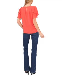 Vince Camuto Women's Tulip-Sleeve Top 9 Vince Camuto Women's Tulip-Sleeve Top -VINCE CAMUTO Shop 23626221 fpx