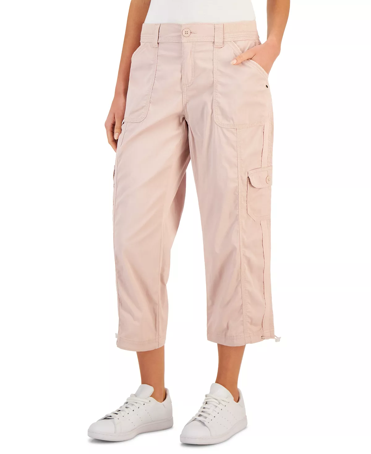Style & Co Women's Cargo Capri Pants, Created For Macy's 10 Style & Co Women's Cargo Capri Pants, Created For Macy's - Image 10