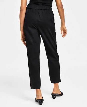 Bar III Women's Button Fly High Rise Tapered Pants, Created For Macy's 2 Bar III Women's Button Fly High Rise Tapered Pants, Created For Macy's - Image 2