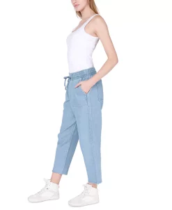 Black Tape Women's Frayed-Hem Pull-On Joggers -VINCE CAMUTO Shop 23675841 fpx