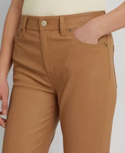 Lauren Ralph Lauren Women's Stretch Leather Skinny Ankle Pants -VINCE CAMUTO Shop 23693916 fpx