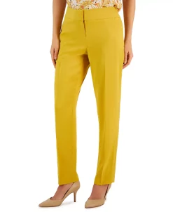 Kasper Women's Stretch-Crepe Elastic-Back Straight-Leg Pants 5 Kasper Women's Stretch-Crepe Elastic-Back Straight-Leg Pants -VINCE CAMUTO Shop 23702416 fpx