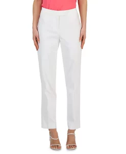 Anne Klein Women's Bowie Double-Weave Straight-Leg Pants -VINCE CAMUTO Shop 23719961 fpx