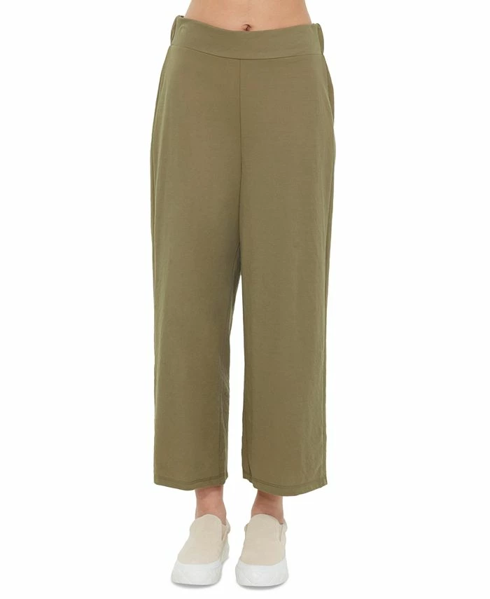 Black Tape Women's Elastic-Waist Pull-On Wide-Leg Pants 1 Black Tape Women's Elastic-Waist Pull-On Wide-Leg Pants