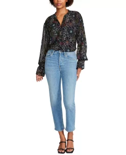 Steve Madden Women's Camela Floral-Print V-Neck Blouse 8 Steve Madden Women's Camela Floral-Print V-Neck Blouse -VINCE CAMUTO Shop 23775177 fpx