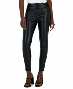 INC International Concepts Women's Faux-Leather Leggings, Created For Macy's