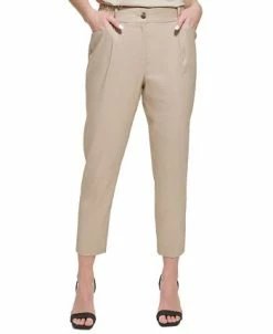 Calvin Klein Women's Cropped Linen Pants -VINCE CAMUTO Shop 23778075 fpx