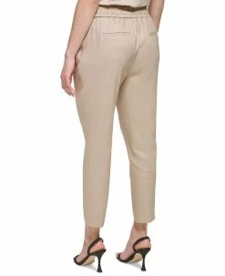 Calvin Klein Women's Cropped Linen Pants -VINCE CAMUTO Shop 23778076 fpx