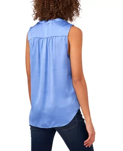 Vince Camuto Plus Size V-Neck Sleeveless Blouse -VINCE CAMUTO Shop 23790733 fpx