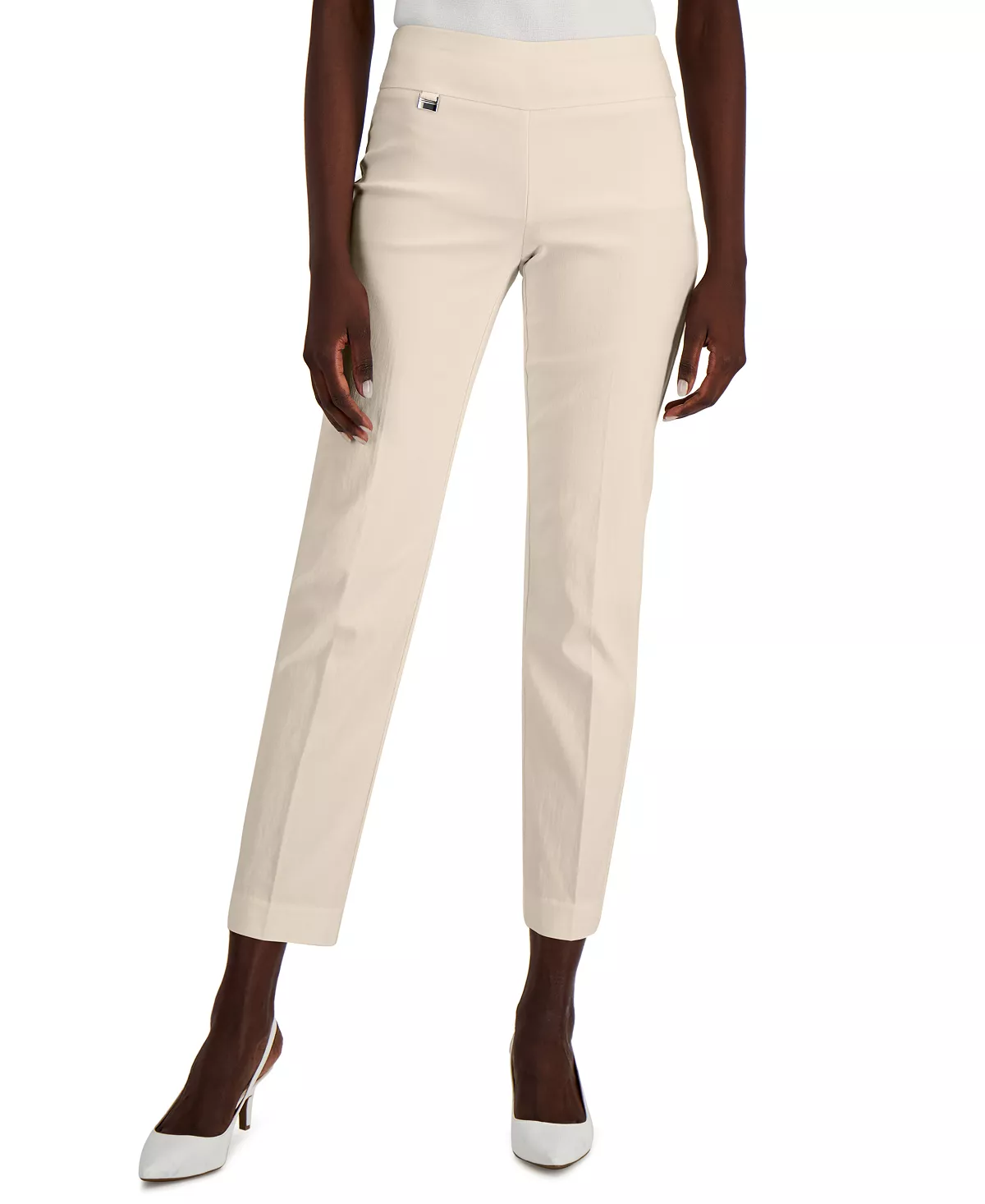 Alfani Women's Tummy-Control Pull-On Straight Leg Pants, Created For Macy's 8 Alfani Women's Tummy-Control Pull-On Straight Leg Pants, Created For Macy's - Image 8