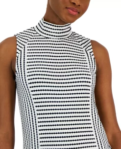 Anne Klein Women's Arabesque Jacquard Sleeveless Top 6 Anne Klein Women's Arabesque Jacquard Sleeveless Top -VINCE CAMUTO Shop 23827702 fpx