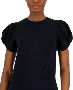 Anne Klein Women's Twisted-Cuff Puffed-Sleeve Top -VINCE CAMUTO Shop 23827714 fpx