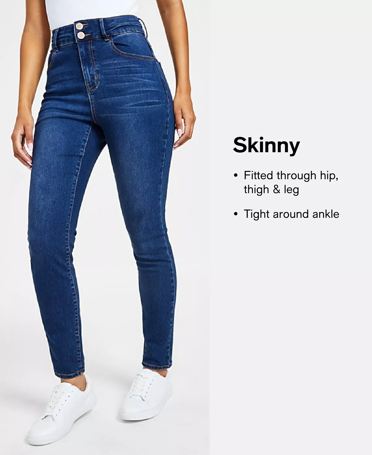 And Now This Woman's Coated Frayed Hem Skinny Denim Jeans 5 And Now This Woman's Coated Frayed Hem Skinny Denim Jeans - Image 5