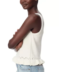 Sam Edelman Women's Inez Square-Neck Pointelle Tank Top 6 Sam Edelman Women's Inez Square-Neck Pointelle Tank Top -VINCE CAMUTO Shop 23911679 fpx