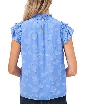 CeCe Ruffled Flutter Sleeve Blouse Top 2 CeCe Ruffled Flutter Sleeve Blouse Top - Image 2
