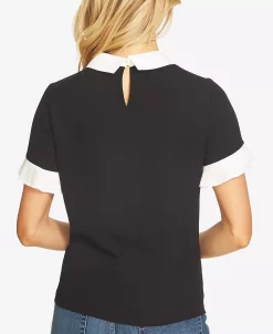 CeCe Olorblocked Collared Blouse 6 CeCe Olorblocked Collared Blouse -VINCE CAMUTO Shop 9299500 fpx