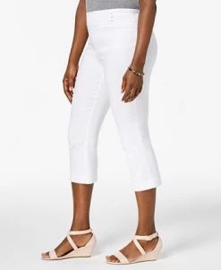 JM Collection Embellished Pull-On Capri Pants, Created For Macy's 7 JM Collection Embellished Pull-On Capri Pants, Created For Macy's -VINCE CAMUTO Shop 9727455 fpx