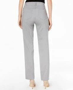 Alternative view of JM Collection Regular And Short Length Curvy-Fit Straight-Leg Pants, Created For Macy's
