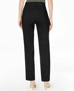 Alternative view of JM Collection Regular And Short Length Curvy-Fit Straight-Leg Pants, Created For Macy's