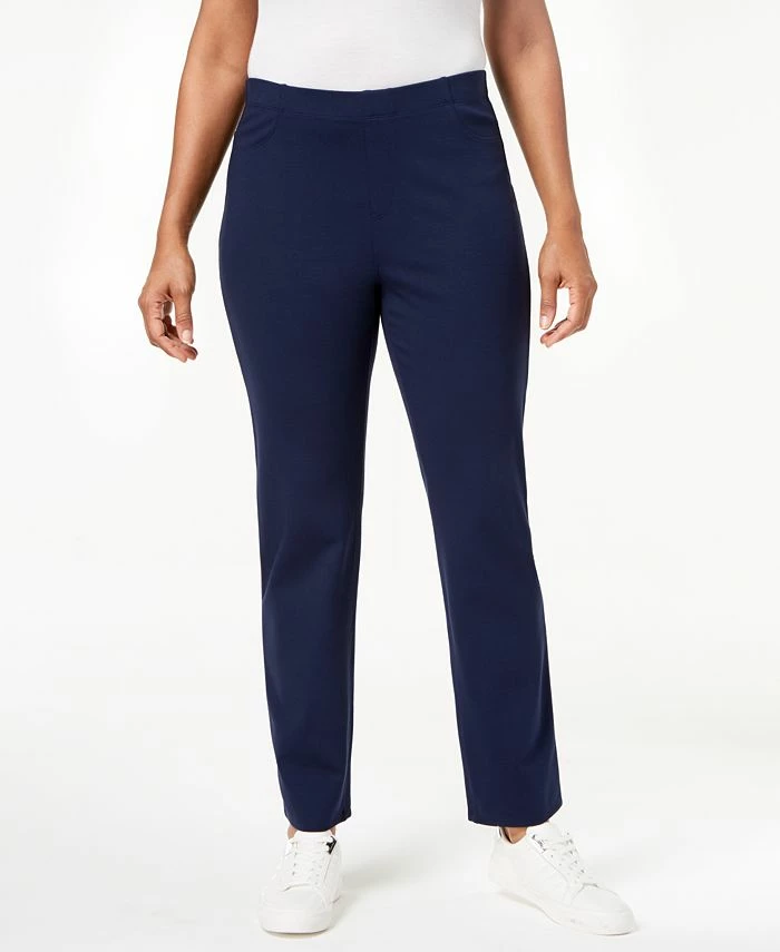 Karen Scott Port Pull-On Comfort Pants, Created For Macy's 1 Karen Scott Port Pull-On Comfort Pants, Created For Macy's