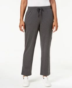 Karen Scott Port Drawstring Straight-Leg Pants, Created For Macy's