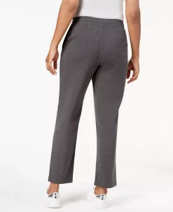 Alternative view of Karen Scott High-Rise Pull-On Knit Pants, Created For Macy's